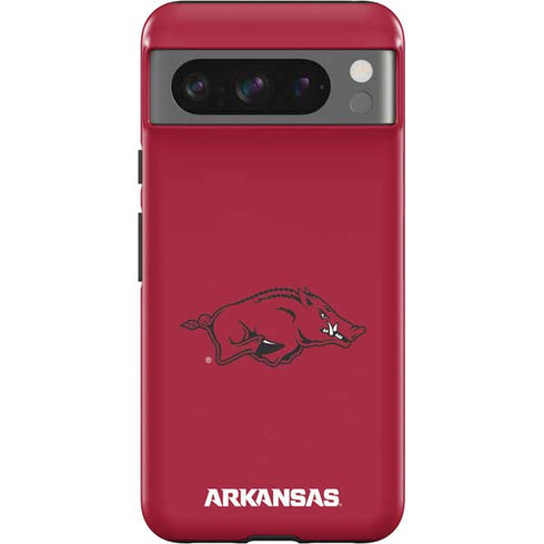 University of Arkansas-Fayetteville Razorbacks Red Logo Google Pixel 8 Pro Impact Case